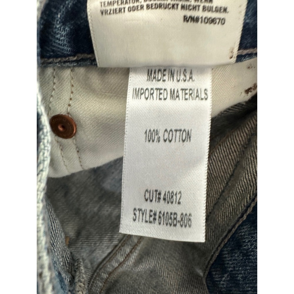 Citizens of Humanity Rowan Relaxed Slim Jeans Size‎ 30 Distressed Wash Denim - Picture 6 of 7